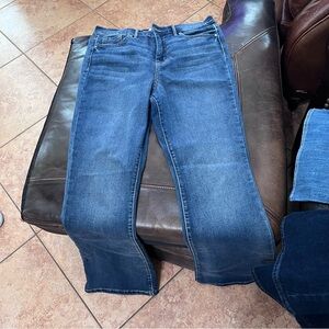 American Eagle Outfitters Dark Blue Straight Leg Jeans